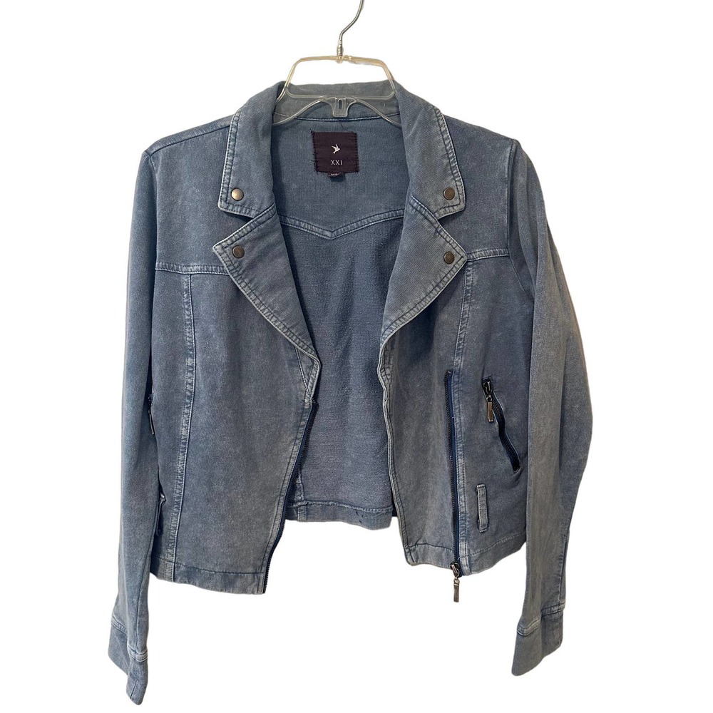 XXI Forever 21 Denim Jean Jacket Size Medium